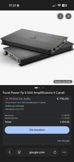 Focal 5.500 Versterker - Topkwaliteit!, Ophalen of Verzenden, Gebruikt
