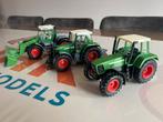 Drie Fendt tractors Xylon 716 Vario 926 Favorit Siku, Ophalen of Verzenden, Zo goed als nieuw, Tractor of Landbouw, SIKU