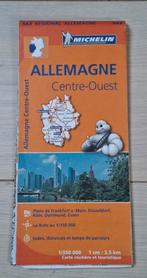 Michelin wegenkaart Duitsland Centrum West, Gelezen, 2000 tot heden, Ophalen of Verzenden, Landkaart