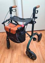 Lichtgewicht Saljol rollator carbon inklapbaar metal groen, Ophalen, Opvouwbaar, Gebruikt