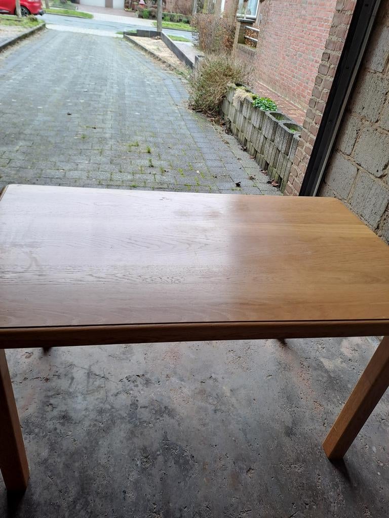 Eettafel, Huis en Inrichting, Tafels | Eettafels, Ophalen, Gebruikt, 100 tot 150 cm, 50 tot 100 cm