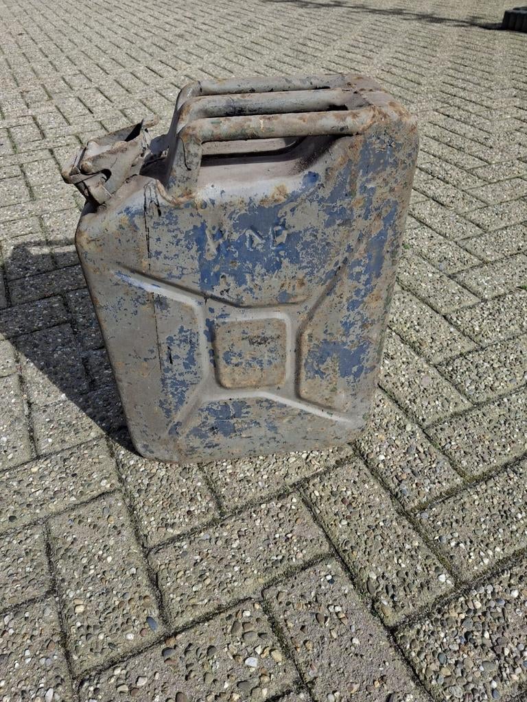 Oude metalen Jerrycan, Ophalen of Verzenden, Gebruikt, Universele onderdelen