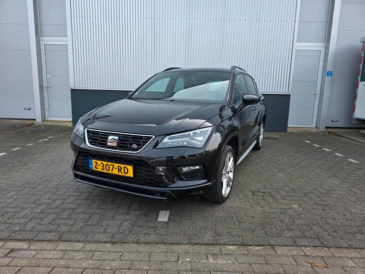 Seat Ateca 1.5 TSI FR 150pk Dsg-7 2019 Zwart, Auto's, Seat, Particulier, Ateca, ABS, Achteruitrijcamera, Adaptieve lichten, Airbags
