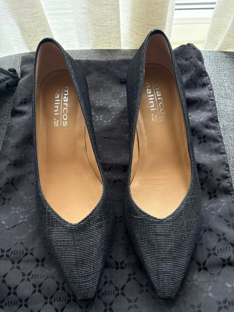 Marcos Malini Zwarte Pumps Maat 37, Ophalen of Verzenden, Zo goed als nieuw, Zwart, Pumps