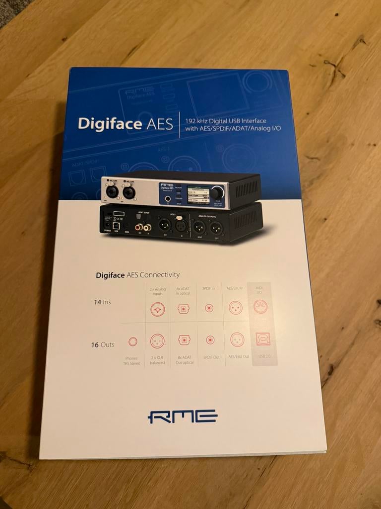 RME Digiface AES Audio Interface, Ophalen of Verzenden, Nieuw, Extern