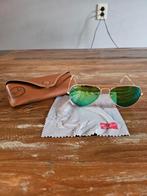 Krasvrije Ray Ban met spiegelglazen hoesje en doekje., Ophalen of Verzenden, Zo goed als nieuw, Ray-Ban