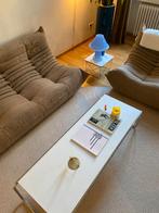 Ligne Roset - Togo - Bankstel Set (3-delig) - Taupe/Bruin, 300 cm of meer, Zo goed als nieuw, Rechte bank, Stof