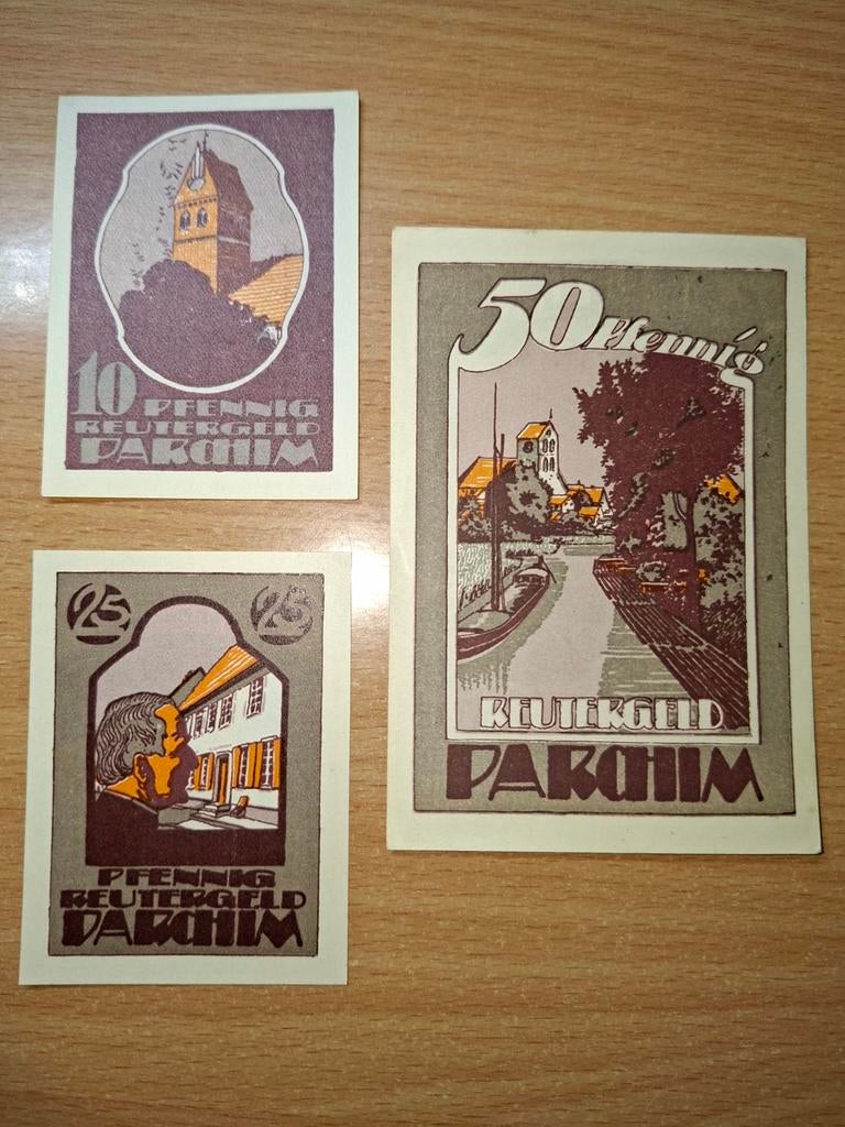 Duits Notgeld Parchim Noodgeld, Postzegels en Munten, Bankbiljetten | Europa | Niet-Eurobiljetten, Ophalen of Verzenden, Duitsland