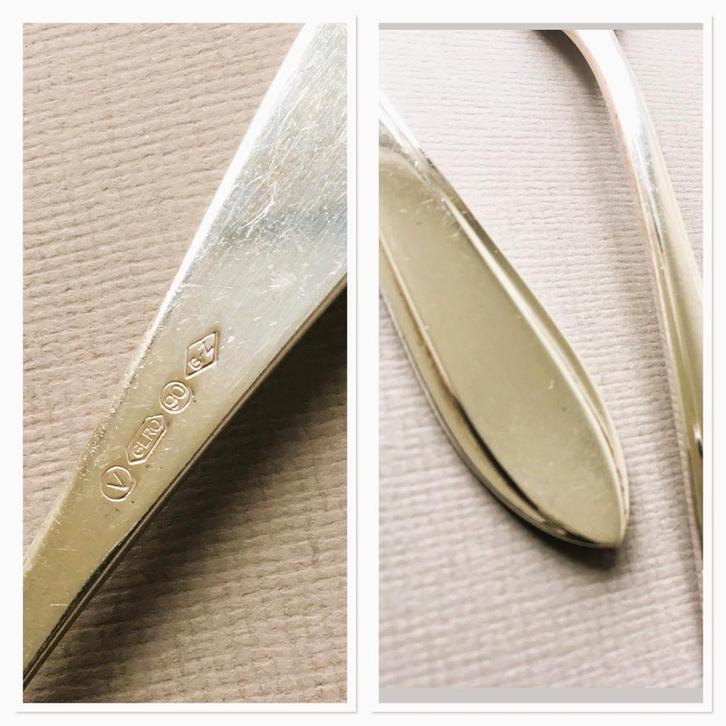 Gero Verzilverd 618 - Puntfilet, Antiek en Kunst, Antiek | Bestek, Ophalen of Verzenden