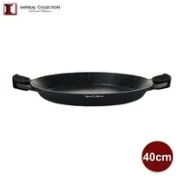 Imperial Collection Paellapan 40cm - Marmeren Antiaanbaklaag, Huis en Inrichting, Keuken | Potten en Pannen, Ophalen of Verzenden