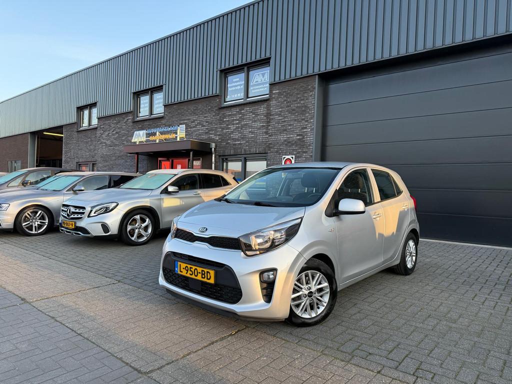 Kia Picanto 1.0 DPi DynamicLine | 1E EIGENAAR | 12MND GARANT, Auto's, Kia, 877 kg, Stof, Gebruikt, 4 stoelen