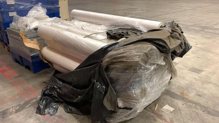 19 x nieuwe rollen folie 170 breed 580 m, per rol  ideaal vo, Doe-het-zelf en Verbouw, Isolatie en Afdichting, Zo goed als nieuw