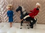 Barbie stewardess en paardrijd amazone met paard, Verzamelen, Ophalen, Zo goed als nieuw, Pop