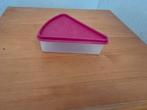 Tupperware bewaardoosje voor punt vlaai/taart - roze, Ophalen of Verzenden, Gebruikt, Rood, Bus of Trommel