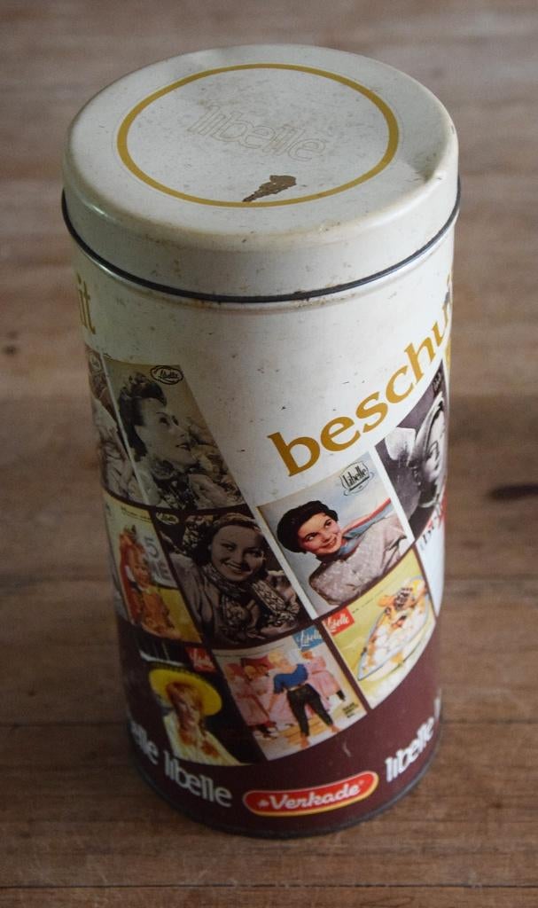 *~* Beschuit Blik *~* Verkade *~* 50 jarig jubileum Libelle, Verzamelen, Ophalen of Verzenden, Gebruikt, Beschuit, Verkade