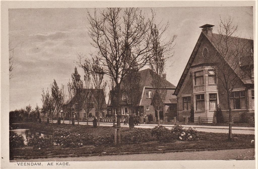 Veendam - AE Kade, Verzenden, 1920 tot 1940, Ongelopen, Groningen