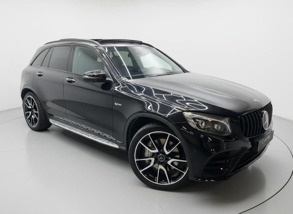 Mercedes-Benz GLC-klasse AMG 43 4MATIC PANO KEYLESS SFEER, Auto's, Mercedes-Benz, Automaat, Gebruikt, 367 pk, Leder
