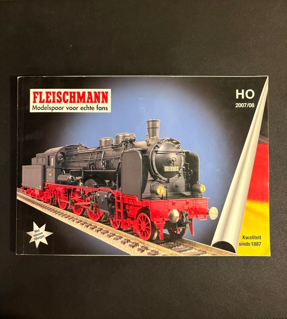 Fleischmann - brochure H0 (2007-2008), Hobby en Vrije tijd, Gelijkstroom, Fleischmann, Zo goed als nieuw, Boek, Tijdschrift of Catalogus