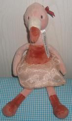 *HAPPY HORSE Flamingo vogel Fiddle roze velours met tutu, Kinderen en Baby's, Ophalen of Verzenden, Zo goed als nieuw, Overige typen