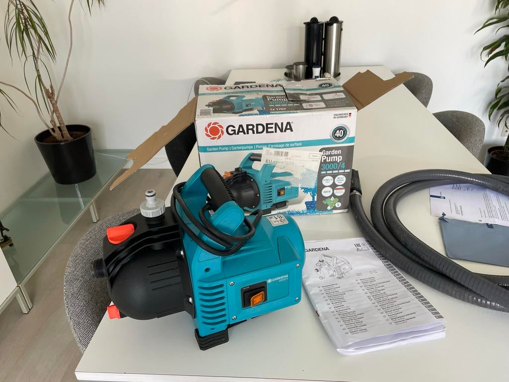 Gardena 3000/4 tuin pomp z.g.a.n., Ophalen of Verzenden, Zo goed als nieuw, Elektrisch, Besproeiingspomp