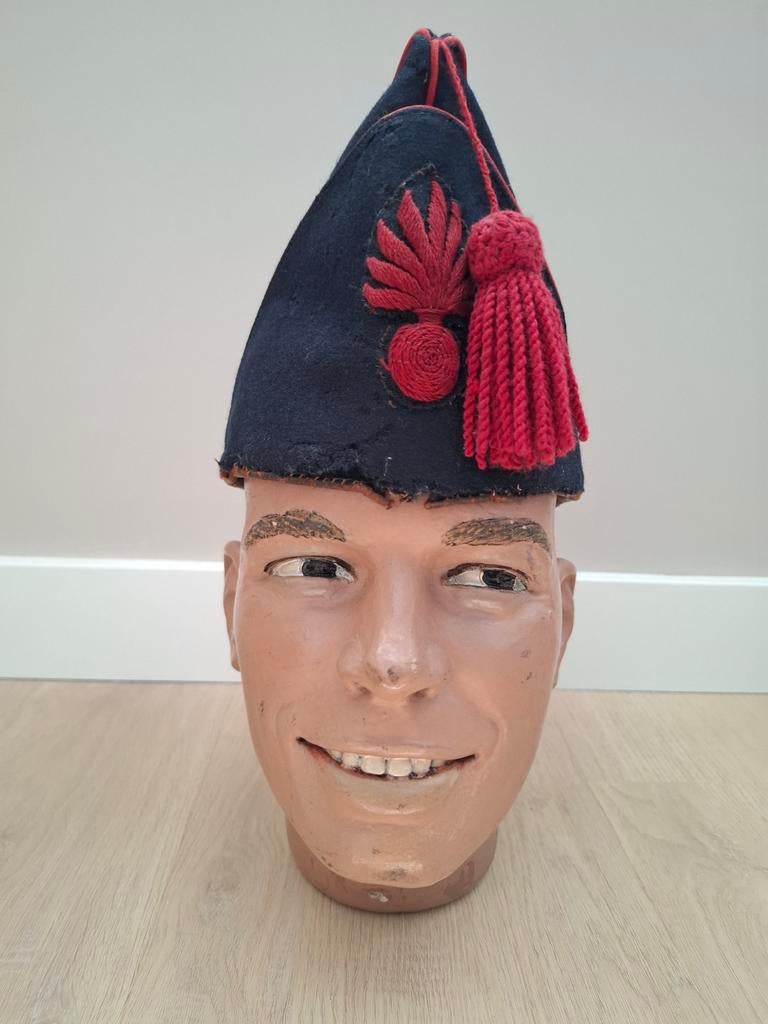 Nederlandse stalmuts MD 1891, mobilisatie 1914-1918, Verzamelen, Ophalen of Verzenden, Landmacht, Nederland, Embleem of Badge