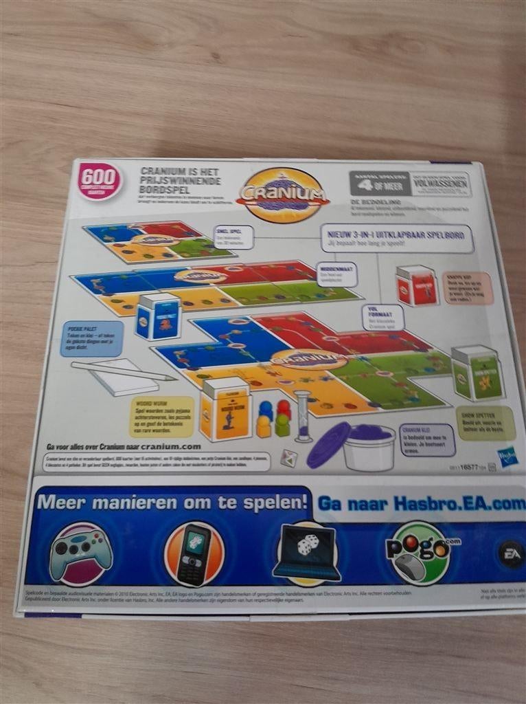 Cranium nieuwe editie - s1805, Hobby en Vrije tijd, Gezelschapsspellen | Bordspellen, Verzenden, Zo goed als nieuw