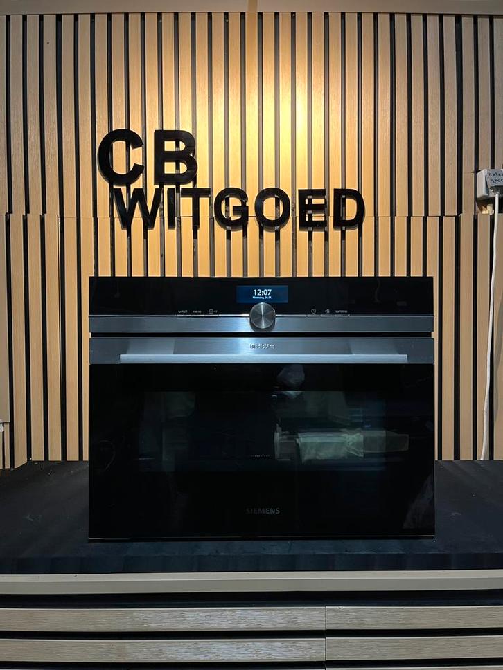 Siemens IQ700 studioline combi oven magnetron, Witgoed en Apparatuur, Ovens, Refurbished, Inbouw, Oven met grill, 45 tot 60 cm