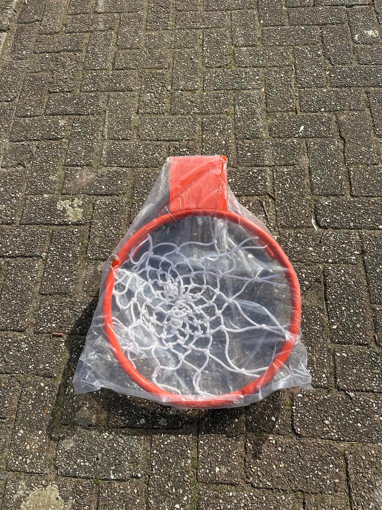 Nieuw basketbalnet met ring, Sport en Fitness, Basketbal, Ophalen of Verzenden, Nieuw, Ring, Bord of Paal