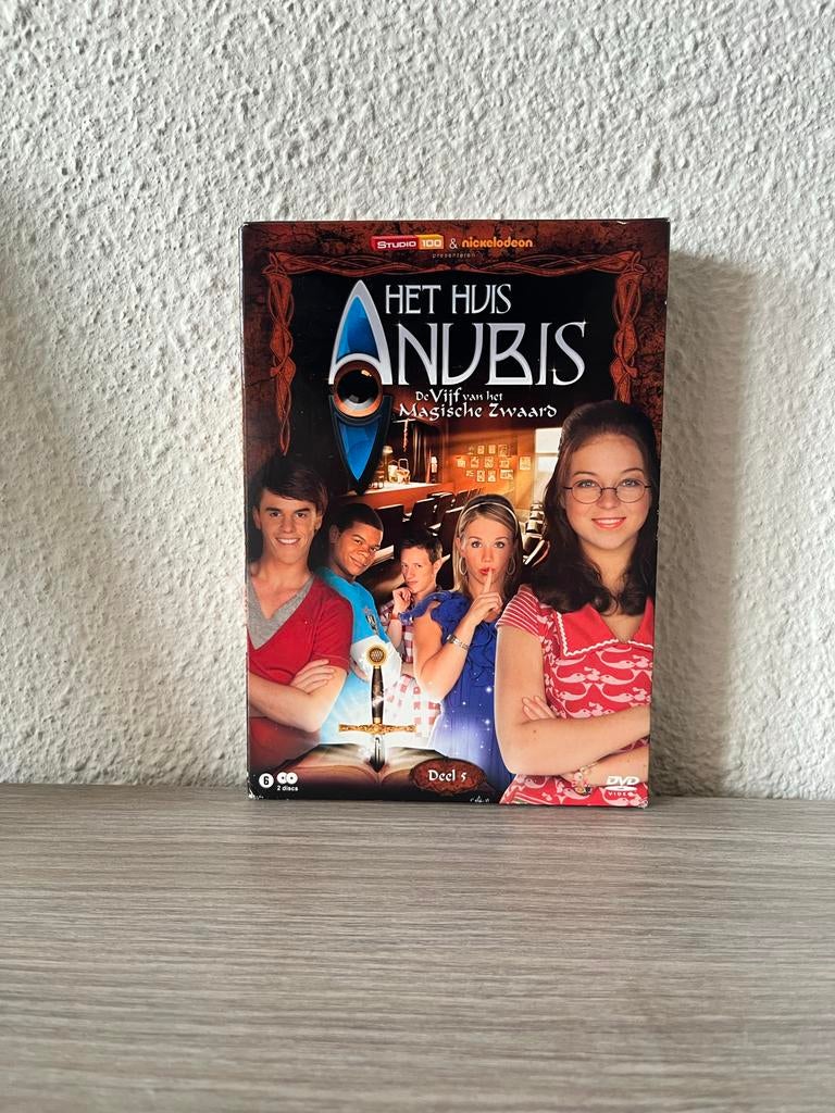 Het Huis Anubis De Vijf van het Magische Zwaard Deel 5 DVD, Vanaf 6 jaar, Ophalen of Verzenden, Zo goed als nieuw, Boxset