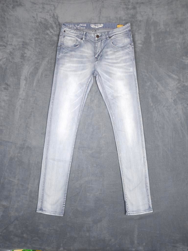 Pme Legend Broek Nightflight W33 L38 Slim Fit Blauw Stretch., Kleding | Heren, Spijkerbroeken en Jeans, Blauw, ., Ophalen of Verzenden