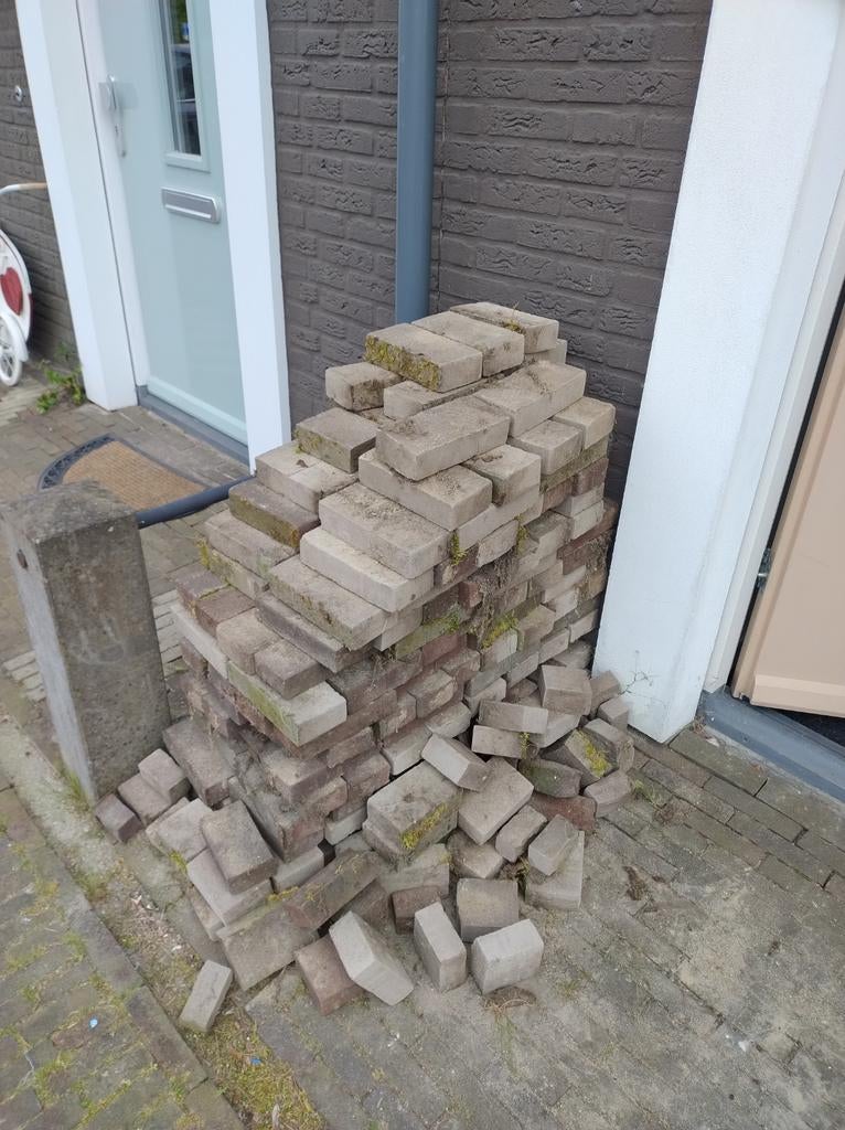 Gratis klinkers, Ophalen, Bakstenen