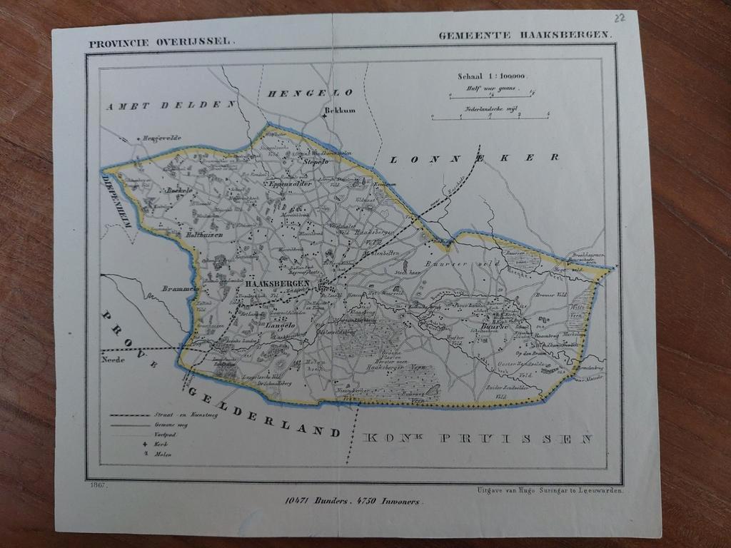 22 / Haaksbergen Boekelo Holthuizen Buurse van J. Kuyper, Ophalen of Verzenden