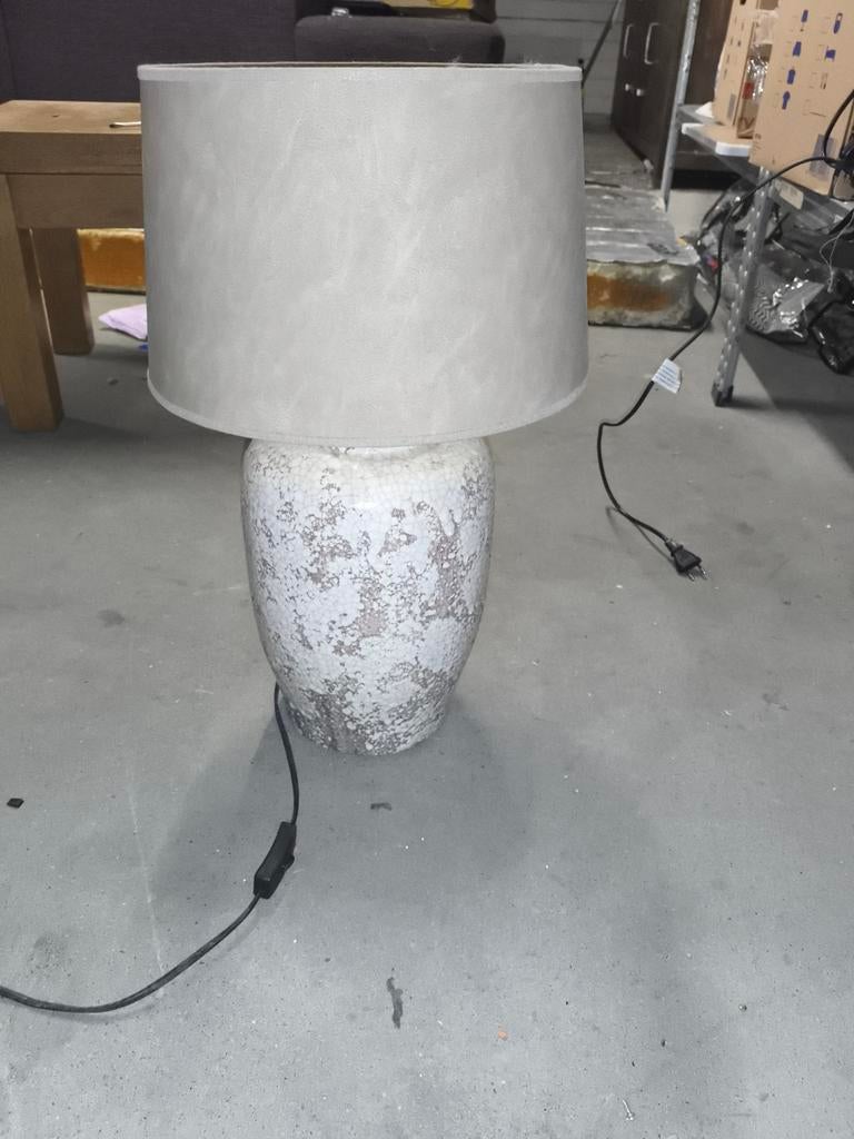 Kruiklamp met kap, Huis en Inrichting, Lampen | Tafellampen, Ophalen of Verzenden