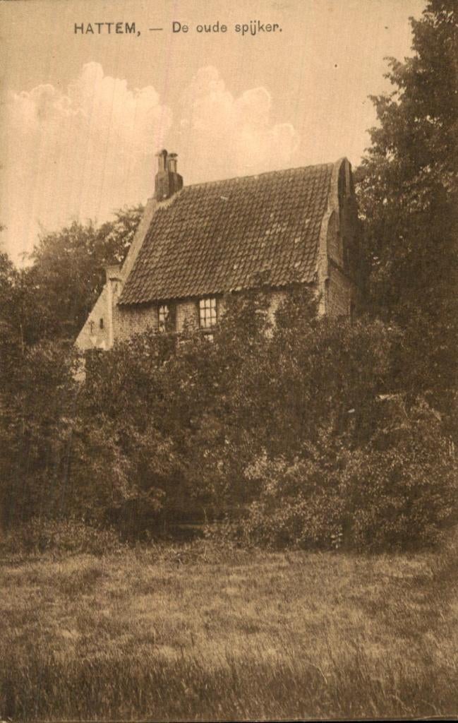 Hattem - Spijker - De oude, Ophalen of Verzenden, Voor 1920, Ongelopen, Gelderland