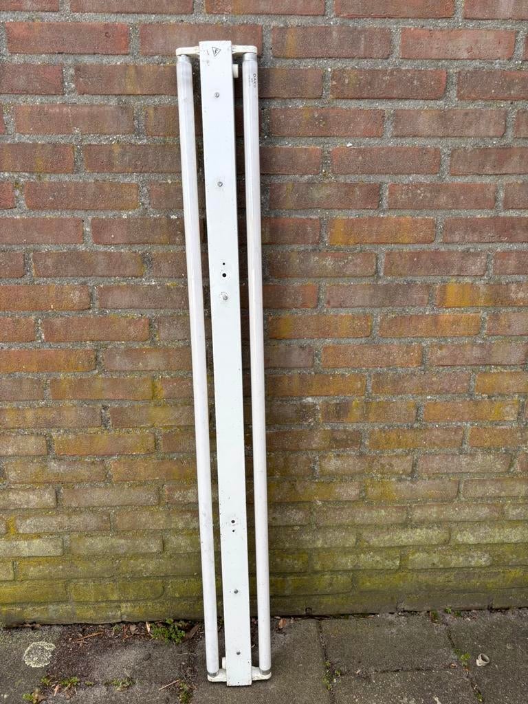 TL verlichting 2x, Ophalen, Gebruikt, Rechthoekig, 50 cm of meer
