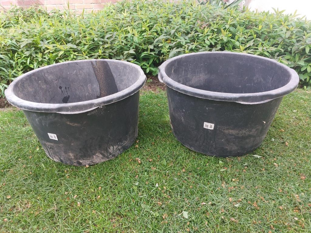 2x Speciekuip 65L zwart – stevig – goede staat, Doe-het-zelf en Verbouw, Ophalen, Gebruikt