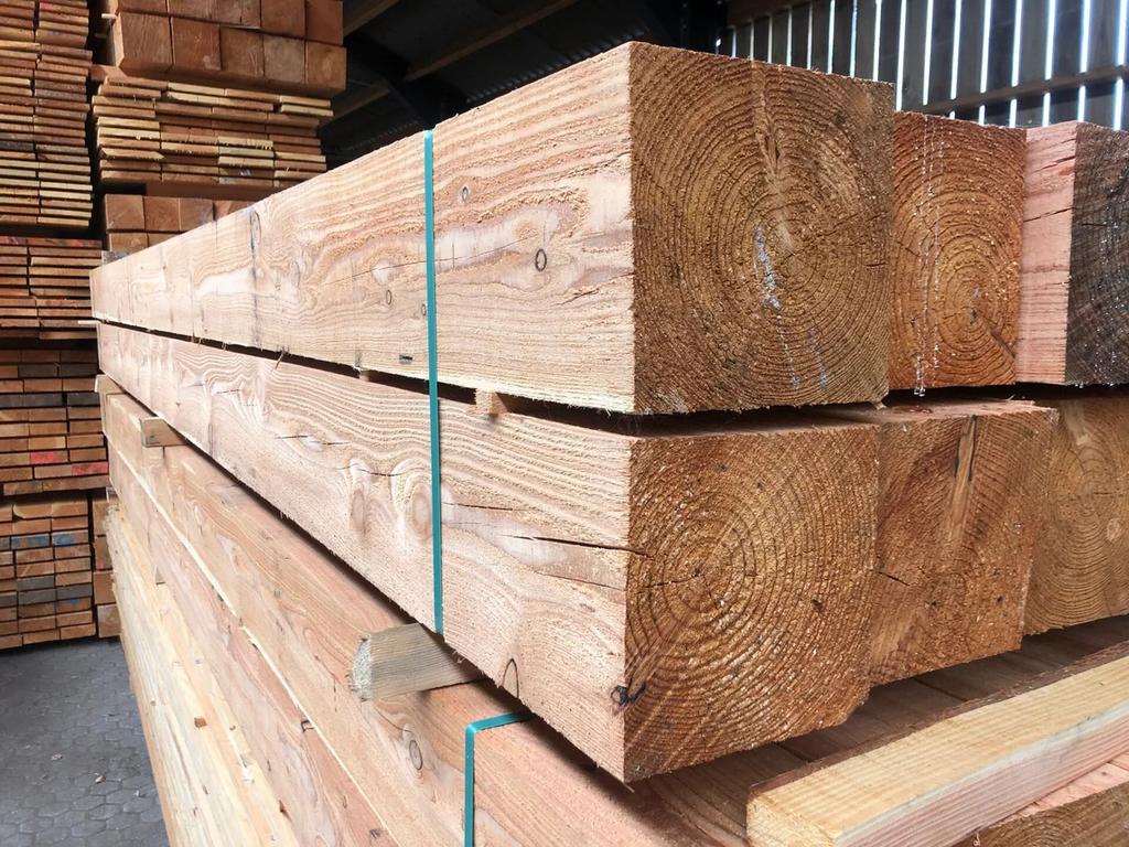 Douglas balk/paal 20x20, Nieuw, Ophalen of Verzenden, Balk, Overige houtsoorten