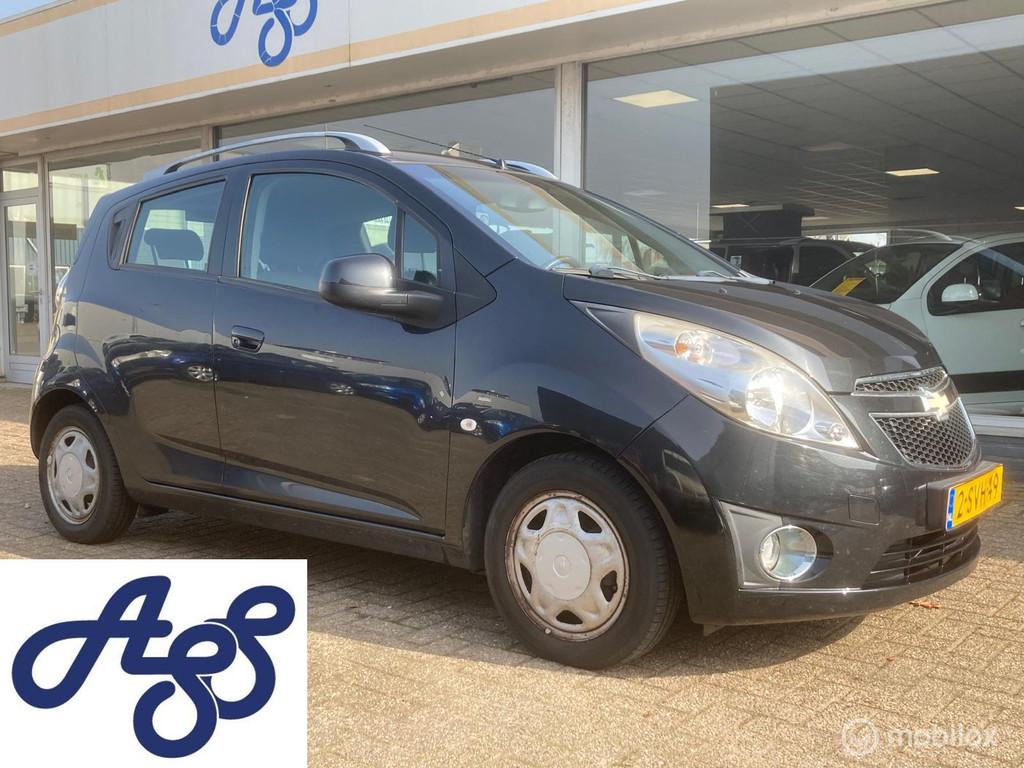 Chevrolet Spark 1.0 16V LS Bi-Fuel 178441km NAP 2013 LPG APK, Euro 5, 15 km/l, 4 cilinders, Zwart