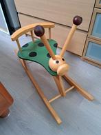 Houten hobbelpaard lieveheersbeestje, Ophalen of Verzenden, Gebruikt, Jongen of Meisje