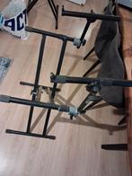 Quik Lok Keyboardstandaard voor 2 keyboards, Gebruikt, Ophalen of Verzenden, Gebruikt, Instrumentstandaard, Keyboard of Synthesizer