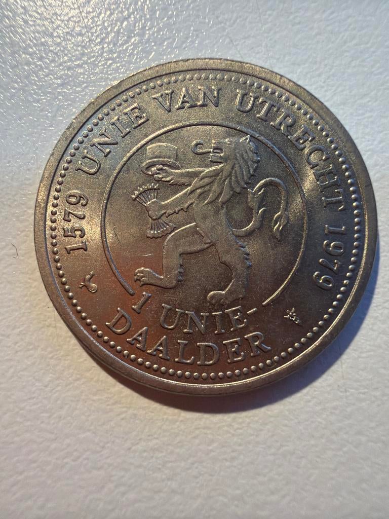 1 Unie Daalder 1579-1979, Ophalen of Verzenden, Koningin Beatrix, Overige waardes, Losse munt