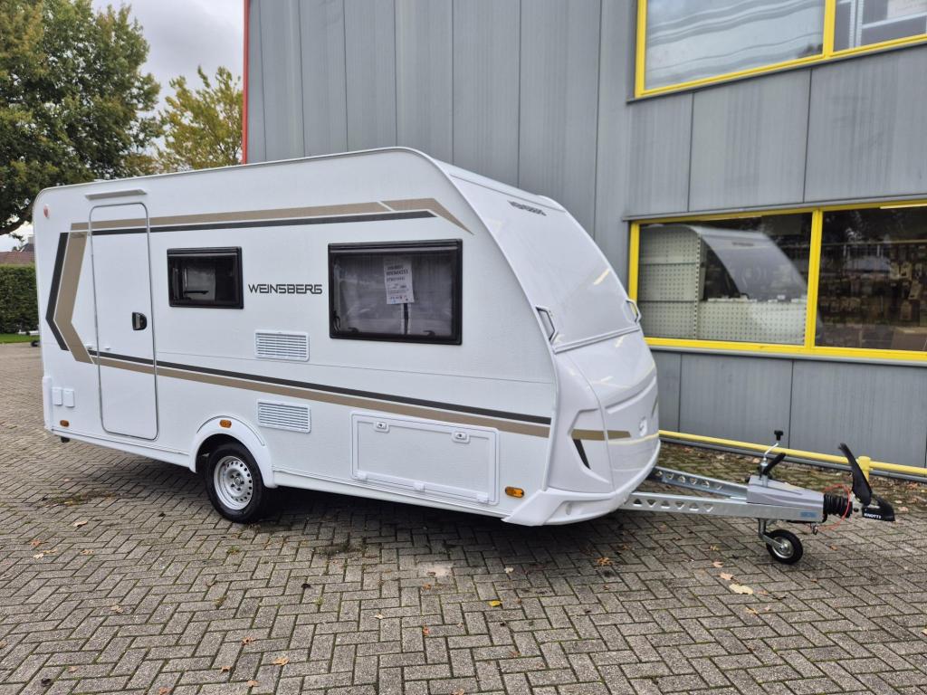 Weinsberg CaraOne 420 QD Model 2026, Caravans en Kamperen, Overige merken, Dwarsbed, Bedrijf, Treinzit