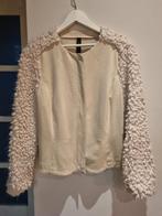 Marc Cain Jasje/Vest - Suede Look - Maat 5 (valt als 42), Marc Cain, Wit, Maat 42/44 (L), Ophalen of Verzenden