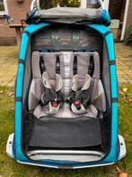 Thule Chariot CX2 - Luxe Fietskar voor 2 Kinderen, Ophalen, Vering, Zo goed als nieuw, Kinderkar