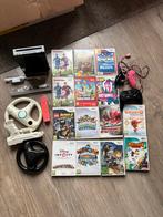 Nintendo Wii met 10 spellen en accessoires, Spelcomputers en Games, Games | Nintendo Wii, Ophalen, Gebruikt, Overige genres, Eén computer