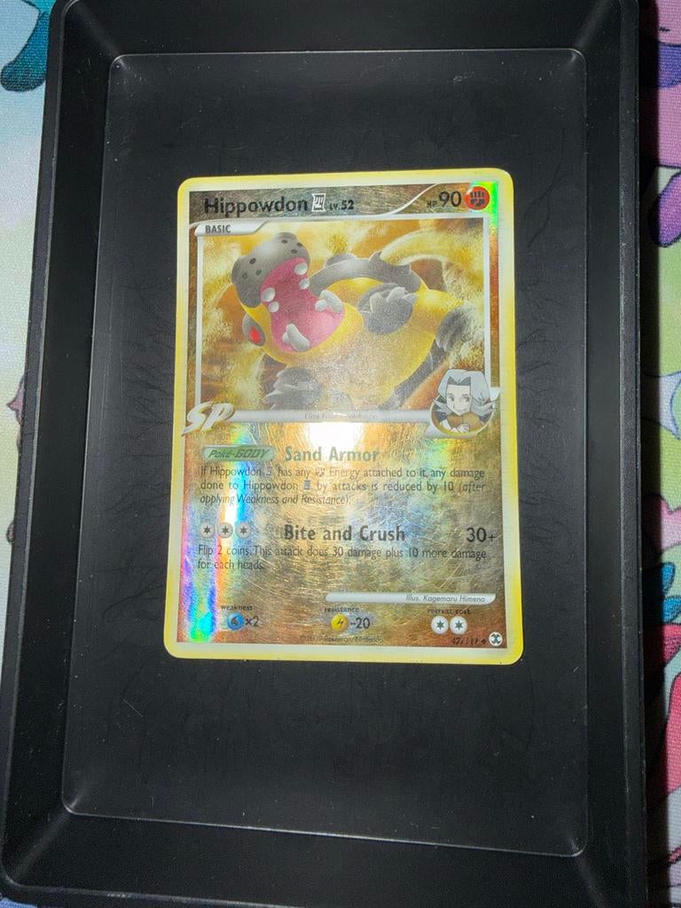 Hippowdon Lv.52 - HOLO 42/111 Rare Pokémonkaart, Ophalen of Verzenden, Gebruikt, Losse kaart, Foil