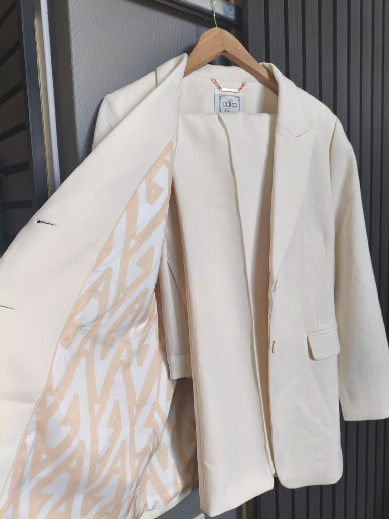 Schitterend Dames pak van *Aaiko*, Maat L (40/42), Nieuw!, Maat 38/40 (M), Beige, Nieuw, Ophalen of Verzenden