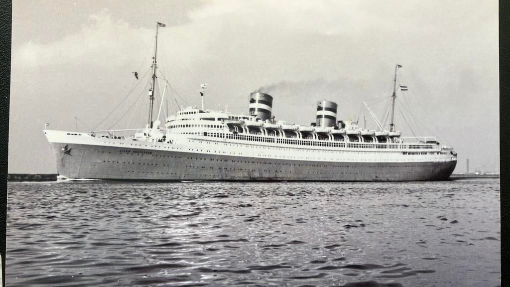 NIEUW  AMSTERDAM  1938  HAL Holland Amerika Lijn, Ophalen of Verzenden, Zo goed als nieuw, Kaart, Foto of Prent