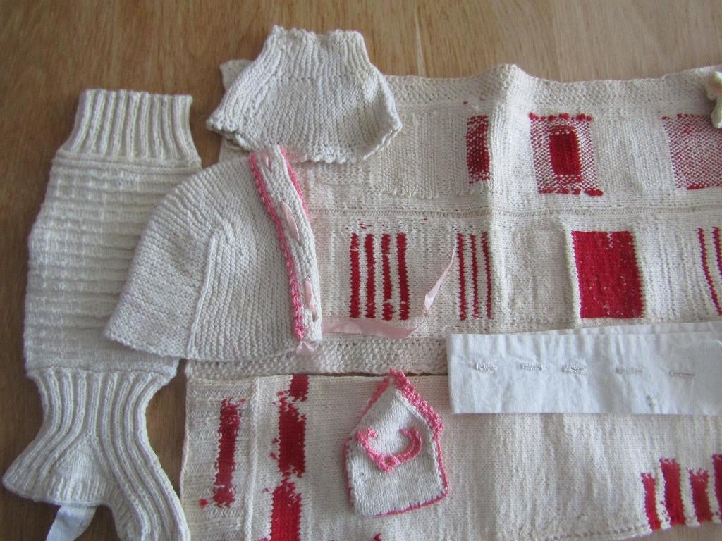 antieke handwerkjes 100 jaar oud gaaf 7 stuks, Antiek en Kunst, Ophalen of Verzenden