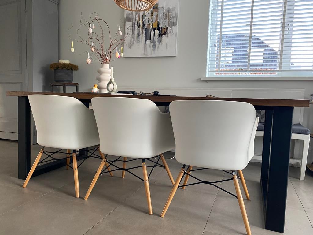 Leuk kuipstoeltje, Ophalen, Gebruikt, Wit, Drie